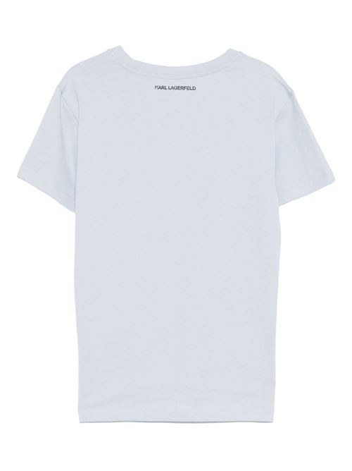 T-shirt donna manica corta con stampa Karl Lagerfeld | B1W170338924